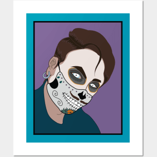 Day Of the Dead - (androgynous masking) Posters and Art